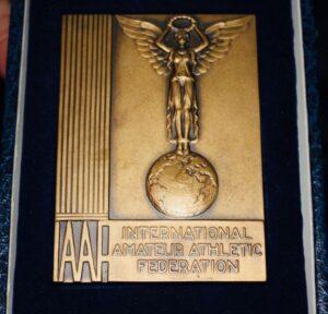 1995 Triple Jump World Record Medal Reverse