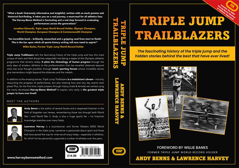 Triple Jump Trailblazers book cover front and back