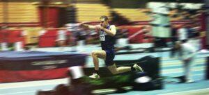 Lawrence Harvey performing the Triple Jump