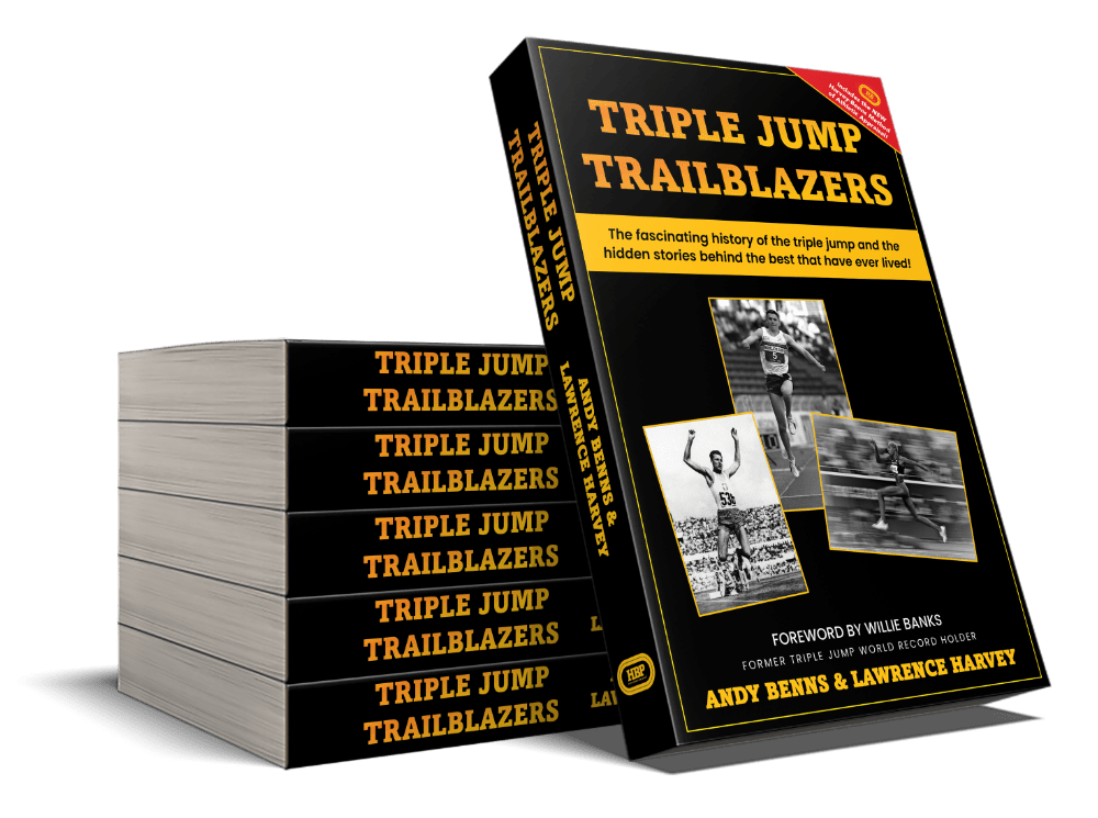 Triple Jump Trailblazers books in a stack