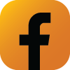 gold Facebook logo