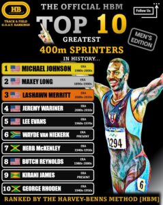 400m top 10 men hbm all time